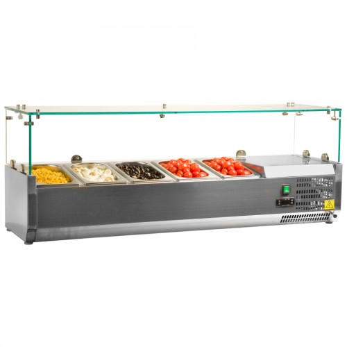 Tefcold Vk33 160 7 X 1 4 Gn Refrigerated Counter Top Servery Prep